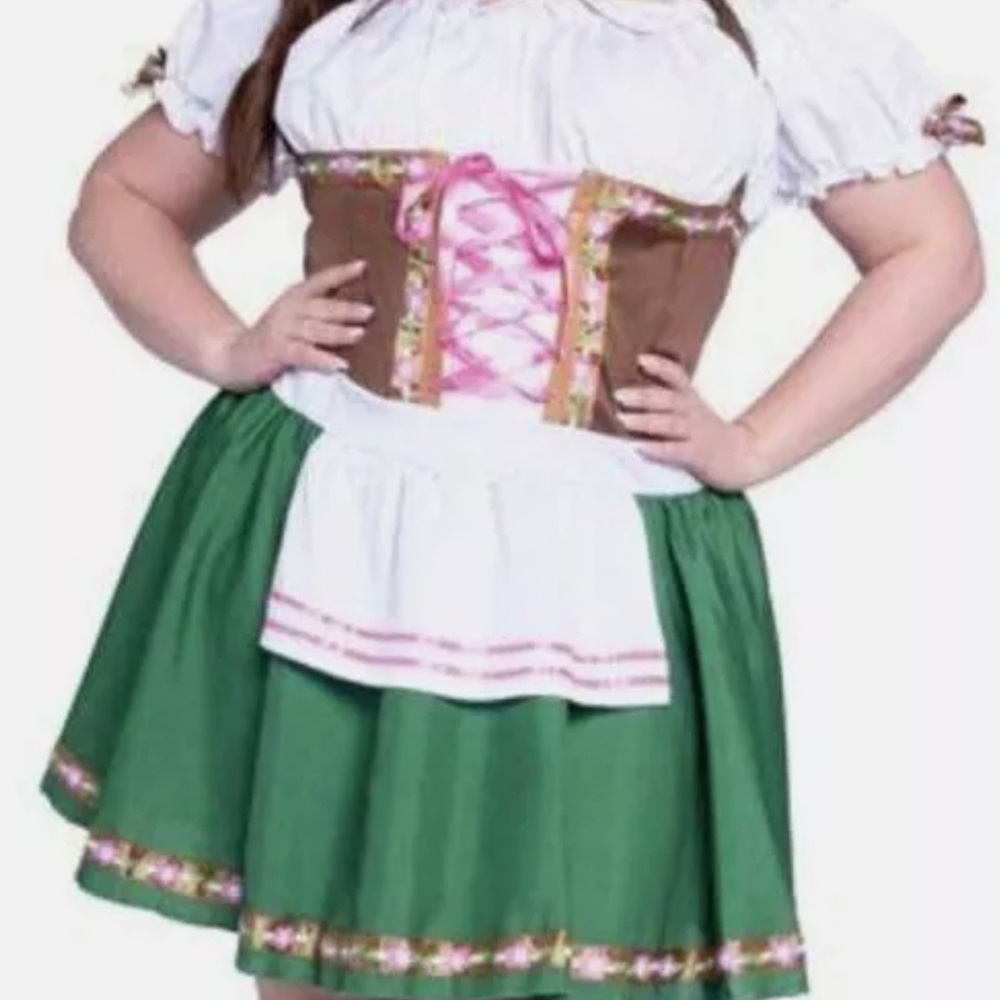 Wonderland Costumes Women’s Oktoberfest Costume Size 1X New
